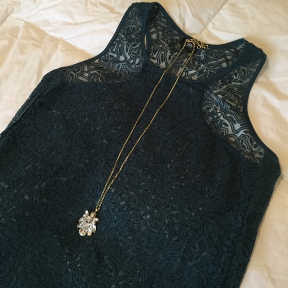 Mossimo Supply Co. Tops - Mossimo Teal Sheer Tank